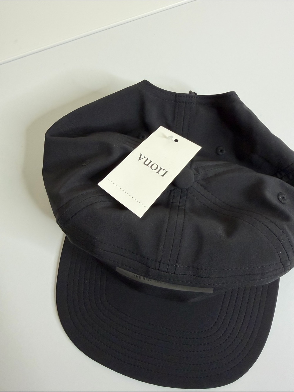 Vuori Black Baseball Cap with Subtle Logo - Picture 8 of 8